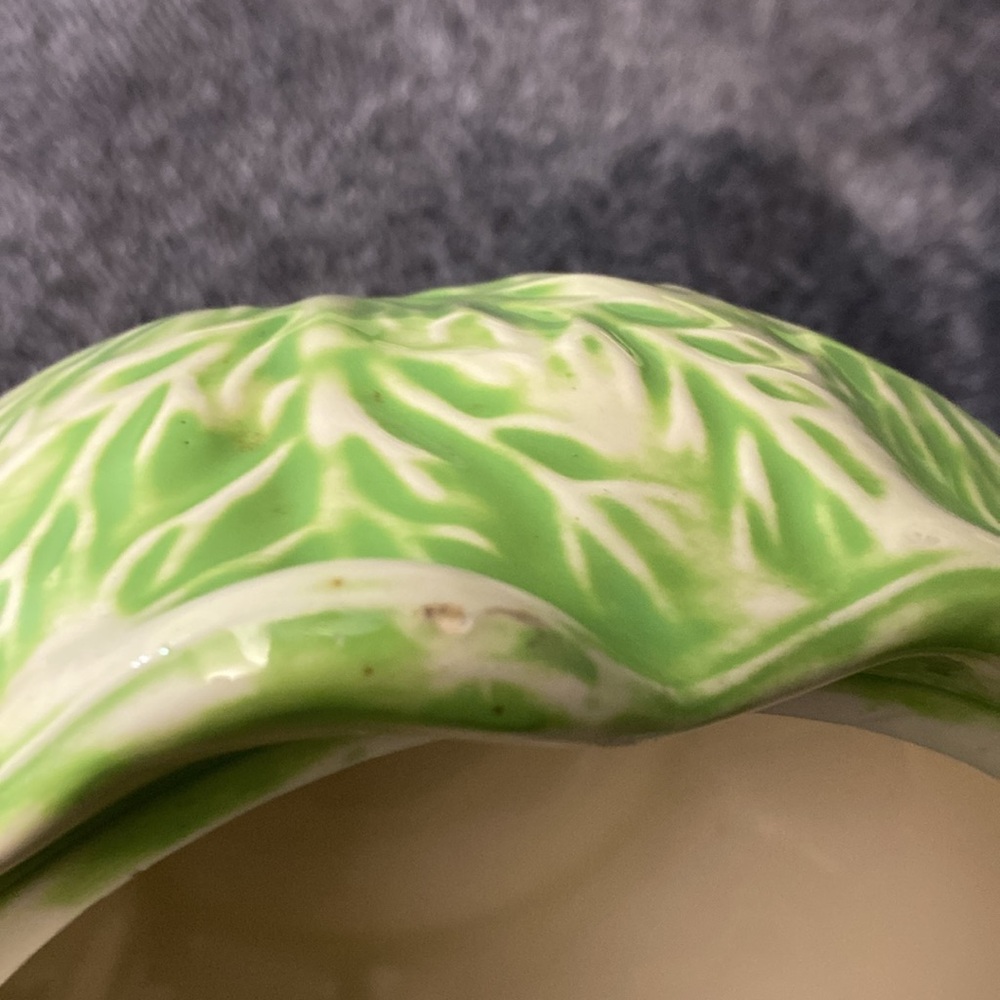 Vtg Holland Mold Ceramic Cabbage - Picture 9 of 12